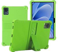 YHFZR Funda para Cubot Tab 70 Tablet 10,95 Pulgada, Silicón Ligera Carcasa Antideslizante con Soporte para los niños, Verde