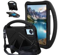 YHFZR Funda para DOOGEE Tab G6+ Tablet 11 Pulgada, EVA Ligera Carcasa Antideslizante con Soporte, Correa para el Hombro para DOOGEE Tab G6+ Tablet 11 Pulgada, Negro