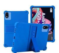 YHFZR Funda para DOOGEE U10 Tablet, Silicón Ligera Carcasa Antideslizante con Soporte para los niños para DOOGEE U10 Tablet 10,1 Pulgada, Azul Oscuro