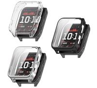 YHFZR Funda para Garmin Venu X1, Ultra Delgada Silicone Anti-Rasguños Case Cover para Garmin Venu X1, Negro&Plata&Claro