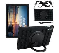 YHFZR Funda para Honor Pad X8a 11 Pulgada, Soporte Giratorio Silicón Ligera Carcasa Antideslizante para los niños para Honor Pad X8a 11 Pulgada, Negro