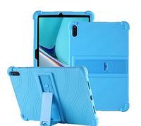 YHFZR Funda para Huawei MatePad 11, Silicón Ligera Carcasa Antideslizante con Soporte para los niños para Huawei MatePad 11 2021, Azul