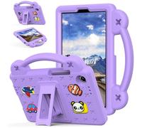 YHFZR Funda para Lenovo Tab One/Tab K9 8,7 Pulgada (TB305XU/TB305FU), EVA Ligera Carcasa Antideslizante con Soporte, Correa para el Hombro, Púrpura