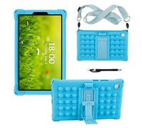 YHFZR Funda para Lenovo Tab One/Tab K9 8,7 Pulgada (TB305XU/TB305FU), Silicón Ligera Carcasa Antideslizante con Soporte para los niños, Azul