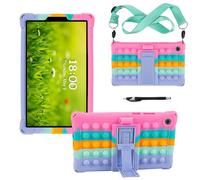 YHFZR Funda para Lenovo Tab One/Tab K9 8,7 Pulgada (TB305XU/TB305FU), Silicón Ligera Carcasa Antideslizante con Soporte para los niños, Rosa