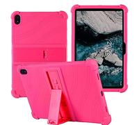 YHFZR Funda para Nokia T20, Silicón Ligera Carcasa Antideslizante con Soporte para los niños para Nokia T20 10,4 Pulgada, Rosado