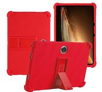 YHFZR Funda para OnePlus Pad 11,6 Pulgada, Silicón Ligera Carcasa Antideslizante con Soporte para los niños para OnePlus Pad 11,6 Pulgada, Rojo