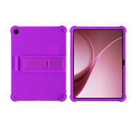 YHFZR Funda para OPPO Pad Air 5/ OnePlus Pad Go 2 Tablet 12,1 Pulgada, Silicón Ligera Carcasa Antideslizante con Soporte para los niños, Morado