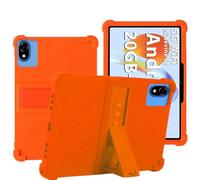 YHFZR Funda para OUKITEL OT6 Tablet, Silicón Ligera Carcasa Antideslizante con Soporte para los niños para OUKITEL OT6 Tablet 10,1 Pulgada, Naranja