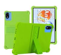 YHFZR Funda para OUKITEL OT6 Tablet, Silicón Ligera Carcasa Antideslizante con Soporte para los niños para OUKITEL OT6 Tablet 10,1 Pulgada, Verde