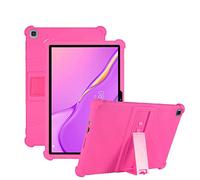 YHFZR Funda para Samsung Galaxy Tab A7 Lite 8.7, Silicón Ligera Carcasa Antideslizante con Soporte para los niños para Samsung Galaxy Tab A7 Lite 8.7 SM-T225/T220, Rosado