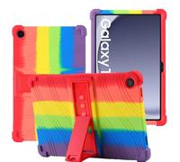 YHFZR Funda para Samsung Galaxy Tab A9+ 11'' 2023, Silicón Ligera Carcasa Antideslizante con Soporte para los niños para Samsung Galaxy Tab A9+ 11'' 2023 Model (SM-X210/X216/X218), Colorido