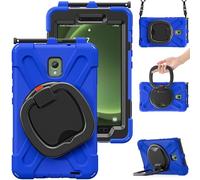 YHFZR Funda para Samsung Galaxy Tab Active 5, Rotativo Asa de Mano Porta con Hombro Funda Robusta Antichoque para Samsung Galaxy Tab Active 5 8.0" X300/X306B, Azul