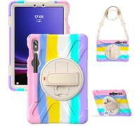 YHFZR Funda para Samsung Galaxy Tab S10 Lite 10,9'' SM-X400/X406, Tres Capas con función Atril incorporada Shockproof Híbrido Resistente Case, Colorido