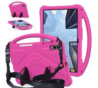 YHFZR Funda para Samsung Galaxy Tab S11 Ultra 14,6 Pulgada SM-X936B/X930, EVA Ligera Carcasa Antideslizante con Soporte, Correa para el Hombro, Rosa