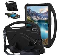 YHFZR Funda para Samsung Galaxy Tab S11 Ultra 14,6 Pulgada SM-X936B/X930, EVA Ligera Carcasa Antideslizante con Soporte, Correa para el Hombro, Negro