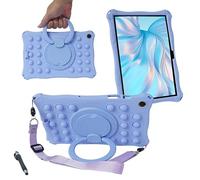 YHFZR Funda para Samsung Tab A9+ 11'' 2023, Soporte Giratorio Silicón Ligera Carcasa Antideslizante para los niños para Samsung Galaxy Tab A9+ 11'' 2023 SM-X210/X216/X218, Morado