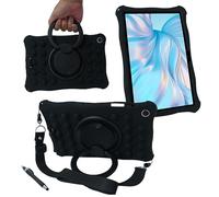 YHFZR Funda para Samsung Tab A9 8.7'' 2023, Soporte Giratorio Silicón Ligera Carcasa Antideslizante para los niños para Samsung Galaxy Tab A9 8.7'' 2023 SM-X110/115/117, Negro