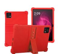 YHFZR Funda para T-Mobile REVVL Tab 5G, Silicón Ligera Carcasa Antideslizante con Soporte para los niños para T-Mobile REVVL Tab 5G 10,36 Pulgada, Rojo