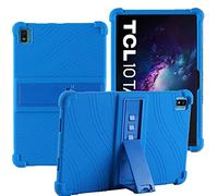 YHFZR Funda para TCL 10 Tab MAX 4G(10.36"), Silicón Ligera Carcasa Antideslizante con Soporte para los niños para TCL 10 Tab MAX 4G(10.36"), Azul