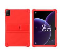 YHFZR Funda para TCL Tab 10 Gen 4 Tablet 10,1 Pulgada, Silicón Ligera Carcasa Antideslizante con Soporte para los niños, Rojo