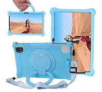 YHFZR Funda para TCL Tab 10 Gen 4 Tablet 10,1 Pulgada, Soporte Giratorio Silicón Ligera Carcasa Antideslizante para los niños, Azul
