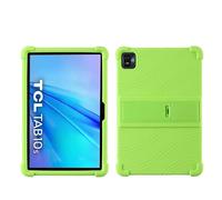 YHFZR Funda para TCL Tab 10S 10.1", Silicón Ligera Carcasa Antideslizante con Soporte para los niños para TCL Tab 10S 10.1", Verde