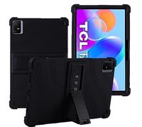 YHFZR Funda para TCL Tab 11 2023, Silicón Ligera Carcasa Antideslizante con Soporte para los niños para TCL Tab 11 2023, Negro