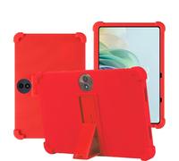YHFZR Funda para TCL Tab 11 Gen 2 Tablet 11 Pulgada, Silicón Ligera Carcasa Antideslizante con Soporte para los niños para TCL Tab 11 Gen 2 Tablet 11 Pulgada, Rojo