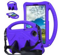 YHFZR Funda para TCL Tab 8 Nxtpaper 5G 8,7 Pulgada 2025, EVA Ligera Carcasa Antideslizante con Soporte, Correa para el Hombro, Morado