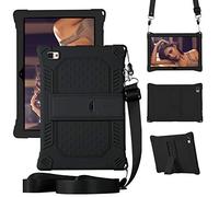 YHFZR Funda para Teclast P20S, Silicón Ligera Carcasa Antideslizante con Soporte para los niños para Teclast P20S 10 Pulgada, Negro