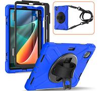 YHFZR Funda para Xiaomi Mi Pad 5/5 Pro 11 Pulgada, 360°Rotativo Asa de Mano Porta con Hombro Funda Robusta Antichoque para Xiaomi Mi Pad 5/5 Pro 11 Pulgada, Azul