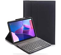 YHFZR Funda Teclado Español Ñ para Lenovo Legion Y700, Español Ultra Slim Teclado Keyboard Case con Magnético Desmontable Inalámbrico Bluetooth para Lenovo Legion Y700 8,8 Pulgada, Negro