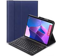 YHFZR Funda Teclado Español Ñ para Lenovo Legion Y700, Español Ultra Slim Teclado Keyboard Case con Magnético Desmontable Inalámbrico Bluetooth para Lenovo Legion Y700 8,8 Pulgada, Azul
