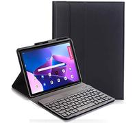 YHFZR Funda Teclado Español Ñ para Lenovo Tab M8 4th Gen 8" TB-300FU, Español Slim Teclado Keyboard Case con Magnético Desmontable Inalámbrico Bluetooth para Lenovo Tab M8 4th Gen 8" TB-300FU, Negro