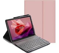 YHFZR Funda Teclado Español Ñ para OnePlus Pad Go 2 Tablet 12,1 Pulgada, Español Slim Teclado Keyboard Case con Magnético Desmontable Inalámbrico Bluetooth, Rosa