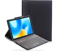 YHFZR Funda Teclado Español Ñ para Samsung Galaxy Tab Active 4 Pro 10,1'' SM-T636B/T630, Español Slim Teclado Keyboard Case con Magnético Desmontable Inalámbrico Bluetooth, Negro