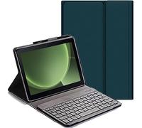 YHFZR Funda Teclado Español Ñ para Samsung Galaxy Tab Active Pro 10,1'' T540/T545, Español Slim Teclado Keyboard Case con Magnético Desmontable Inalámbrico Bluetooth, Verde