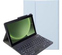 YHFZR Funda Teclado Español Ñ para Samsung Galaxy Tab Active Pro 10,1'' T540/T545, Español Slim Teclado Keyboard Case con Magnético Desmontable Inalámbrico Bluetooth, Azul