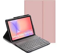 YHFZR Funda Teclado Español Ñ para Samsung Galaxy Tab S10 Lite 10,9'' SM-X400/X406, Español Slim Teclado Keyboard Case con Magnético Desmontable Inalámbrico Bluetooth, Rosa