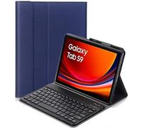 YHFZR Funda Teclado Español Ñ para Samsung Tab S9 11'' 2023, Español Slim Teclado Keyboard Case con Magnético Desmontable Inalámbrico Bluetooth para Samsung Galaxy Tab S9 11'' 2023 X710/X716, Azul