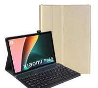 YHFZR Funda Teclado Español Ñ para Xiaomi Mi Pad 5/5 Pro 11 Pulgada, Español Ultra Slim Teclado Keyboard Case con Magnético Desmontable Inalámbrico Bluetooth para Xiaomi Mi Pad 5/5 Pro 11 Pulgada, Oro