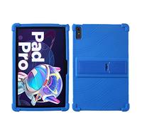 YHFZR Silicón Ligera Carcasa Antideslizante con Soporte para los niños para Lenovo Tab P11 Pro 2nd 2022/ Pad Pro 2022 11.2'' TB-138FC/132FU, Azul Oscuro