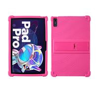 YHFZR Silicón Ligera Carcasa Antideslizante con Soporte para los niños para Lenovo Tab P11 Pro 2nd 2022/ Pad Pro 2022 11.2'' TB-138FC/132FU, Rosa