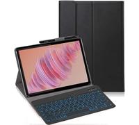 YHFZR Teclado Funda para DOOGEE U11/U11 Pro Tablet 11 Pulgada, [Español Ñ] 7 Colores Desmontable Teclado Wireless Keyboard Case, Negro