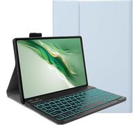 YHFZR Teclado Funda para Honor Magic Pad 2 Tablet, [Español Ñ] 7 Colores Desmontable Teclado Wireless Keyboard Case para Honor Magic Pad 2 Tablet 12,3 Pulgada, Azul