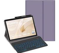 YHFZR Teclado Funda para Huawei MatePad 12 X Tablet, [Español Ñ] 7 Colores Desmontable Teclado Wireless Keyboard Case para Huawei MatePad 12 X Tablet 12 Pulgada, Violeta