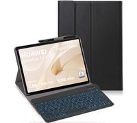 YHFZR Teclado Funda para Huawei MatePad 12 X Tablet, (QWERTY English) 7 Colores Desmontable Teclado Wireless Keyboard Case para Huawei MatePad 12 X Tablet 12 Pulgada, Negro
