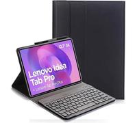 YHFZR Teclado Funda para Lenovo Idea Tab Pro 12,7'' - QWERTY Slim Teclado Wireless Keyboard Case con Magnético Desmontable Inalámbrico para Lenovo Idea Tab Pro 12,7 Pulgada, Negro