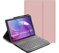 YHFZR Teclado Funda para Lenovo Idea Tab Pro Gen 2 Tablet 13 Pulgada 2026 - QWERTY Slim Teclado Wireless Keyboard Case con Magnético Desmontable Inalámbrico Bluetooth, Rosa